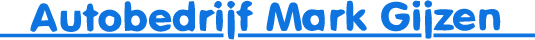Autobedrijf Mark Gijzen | Logo